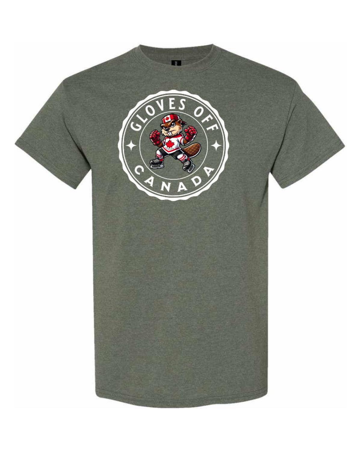 Gloves Off Beaver Men's Tee