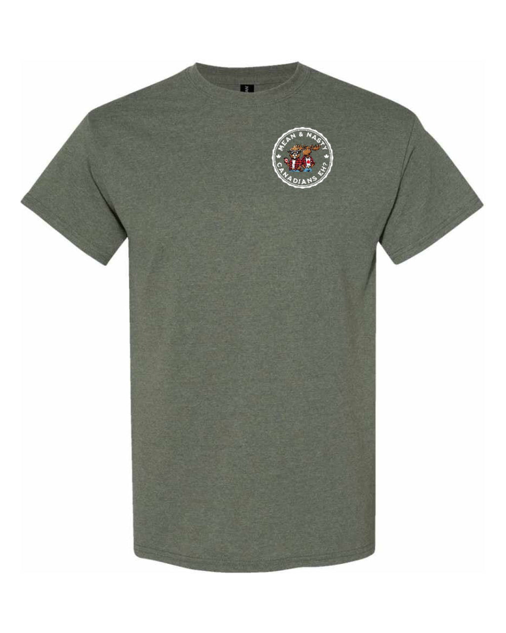 Mean And Nasty Canadiens Eh! Left Chest and Back Men's Tee