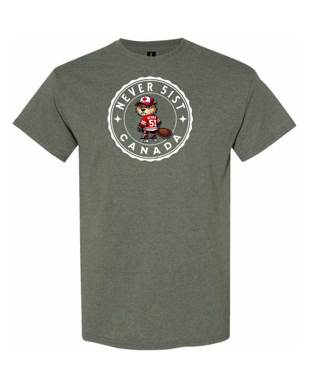 Never 51st Beaver Mens Men's Tee