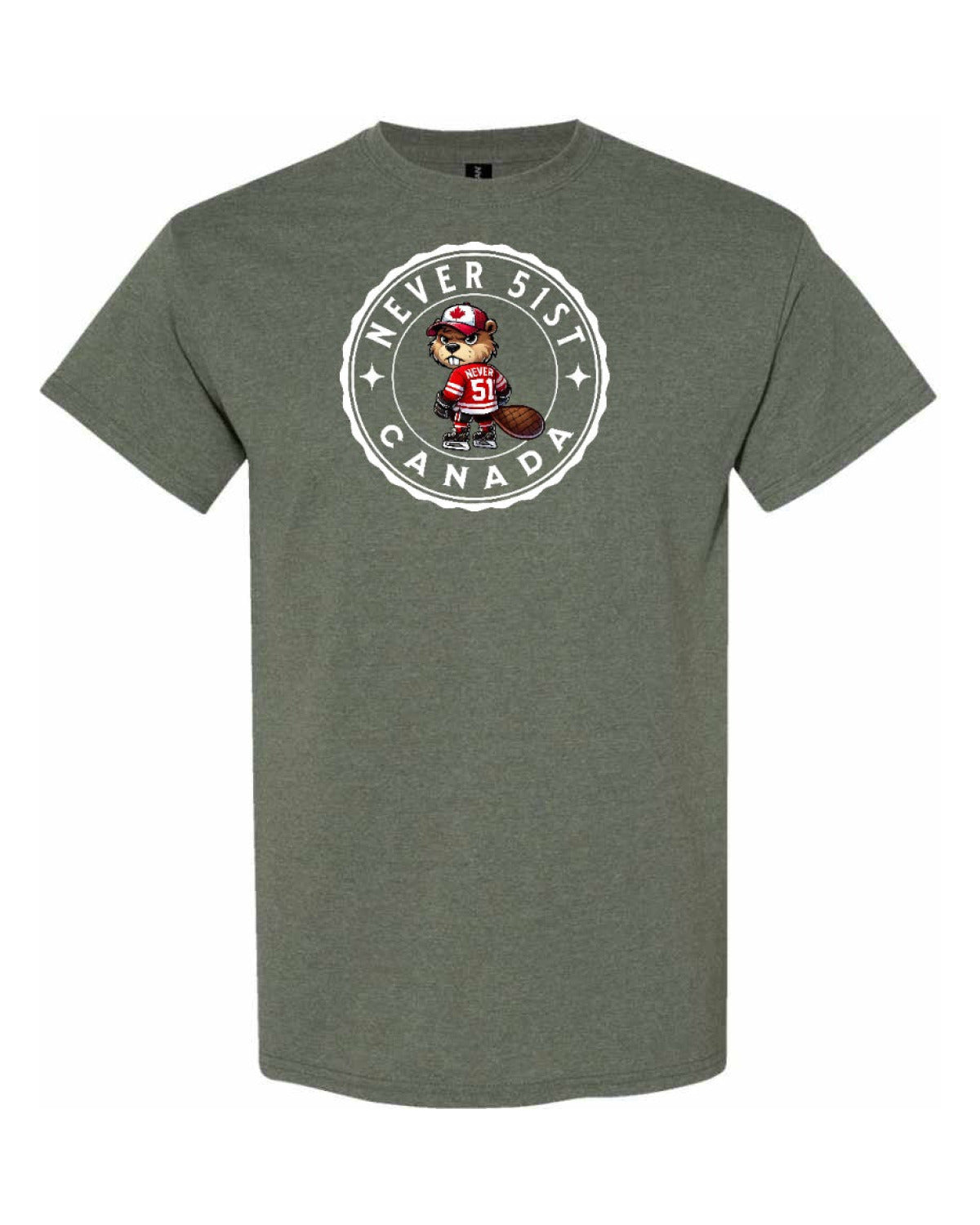 Never 51st Beaver Mens Men's Tee