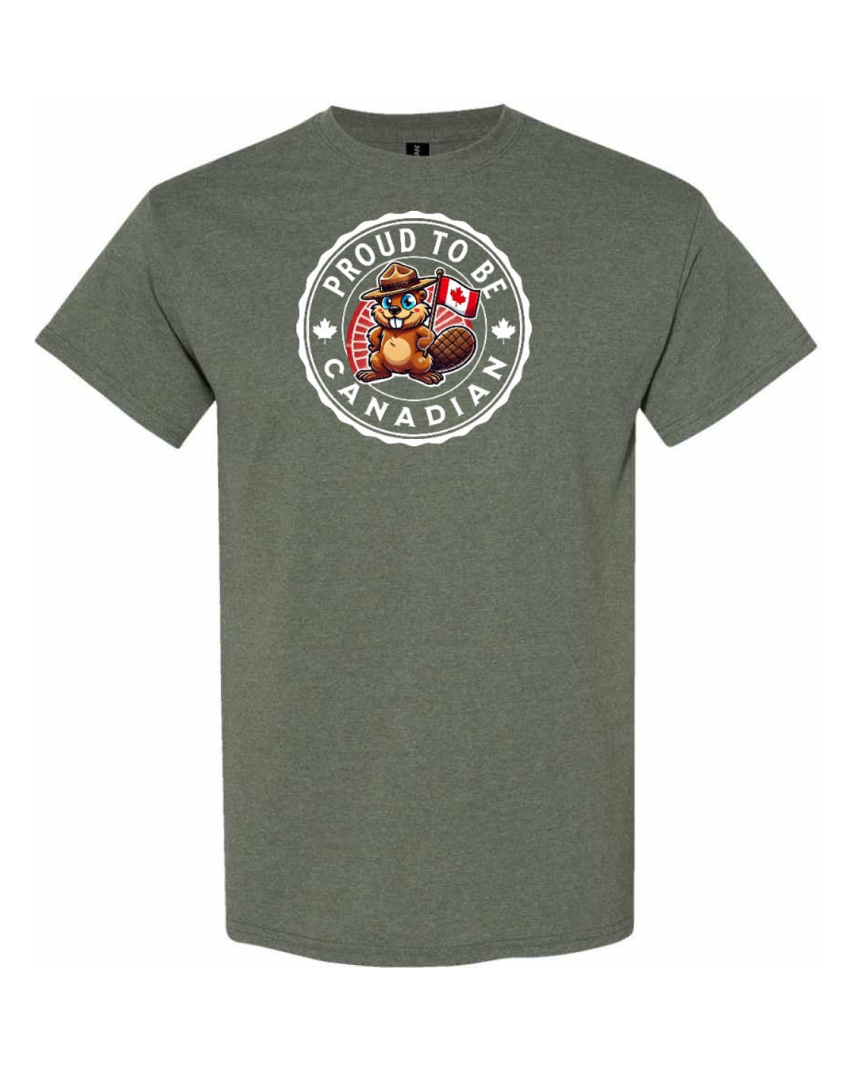 Proud to be Canadian Beaver Full Men's Tee