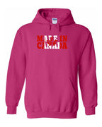 Made in Canada Flag Background Full Pullover - Unisex