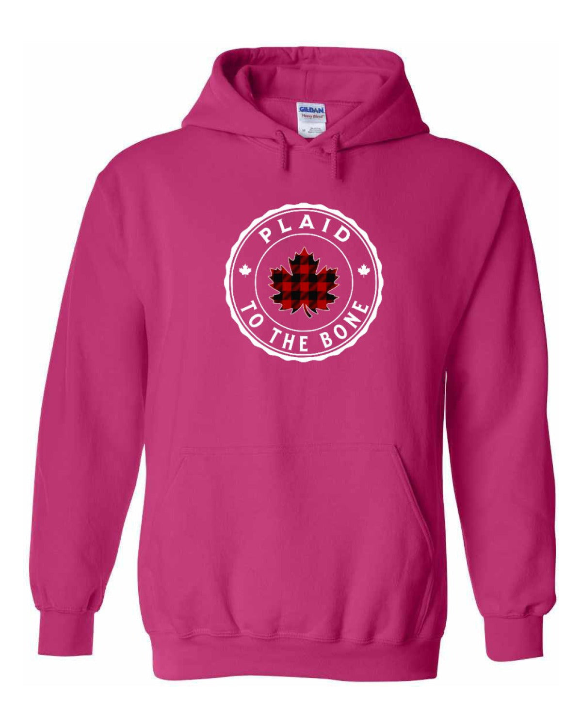 Plaid to the Bone Circle Leaf Full Pullover - Unisex