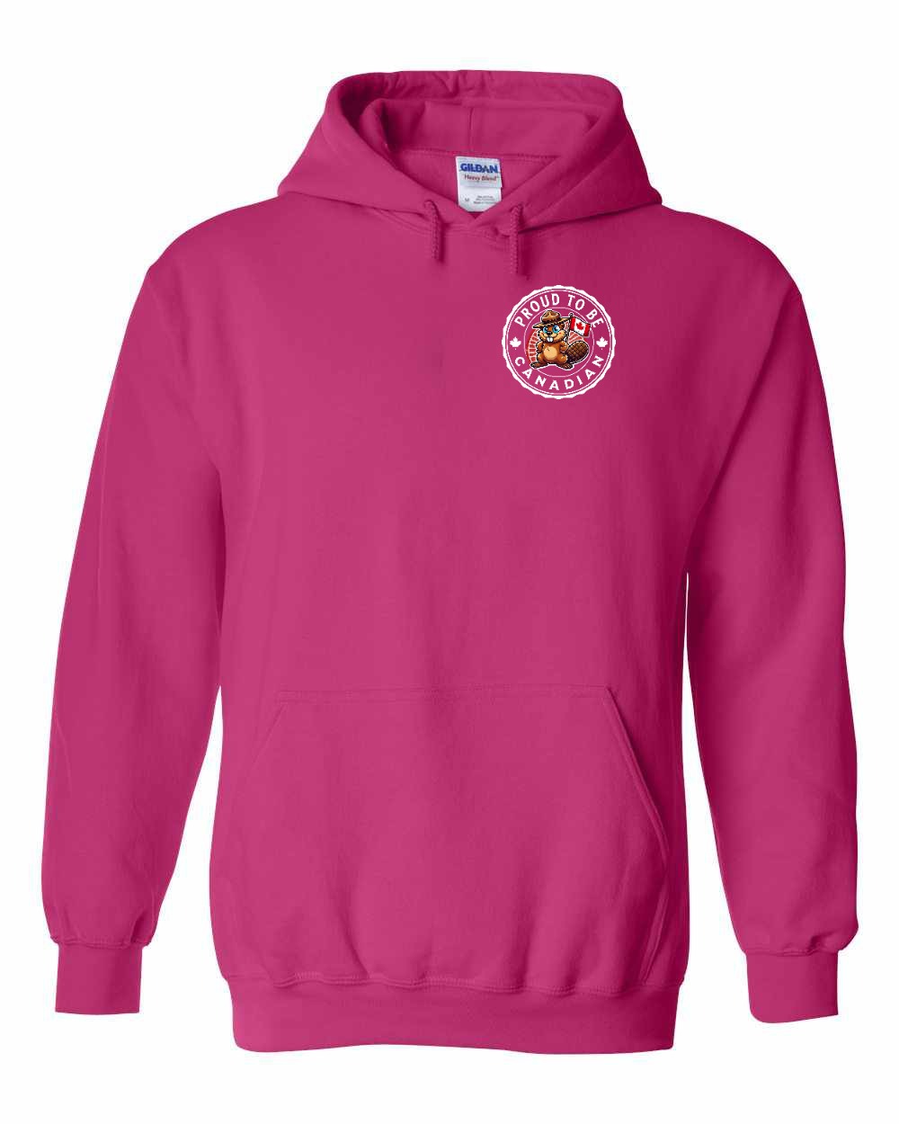 Proud to be Canadian Beaver Left Chest and Back Pullover