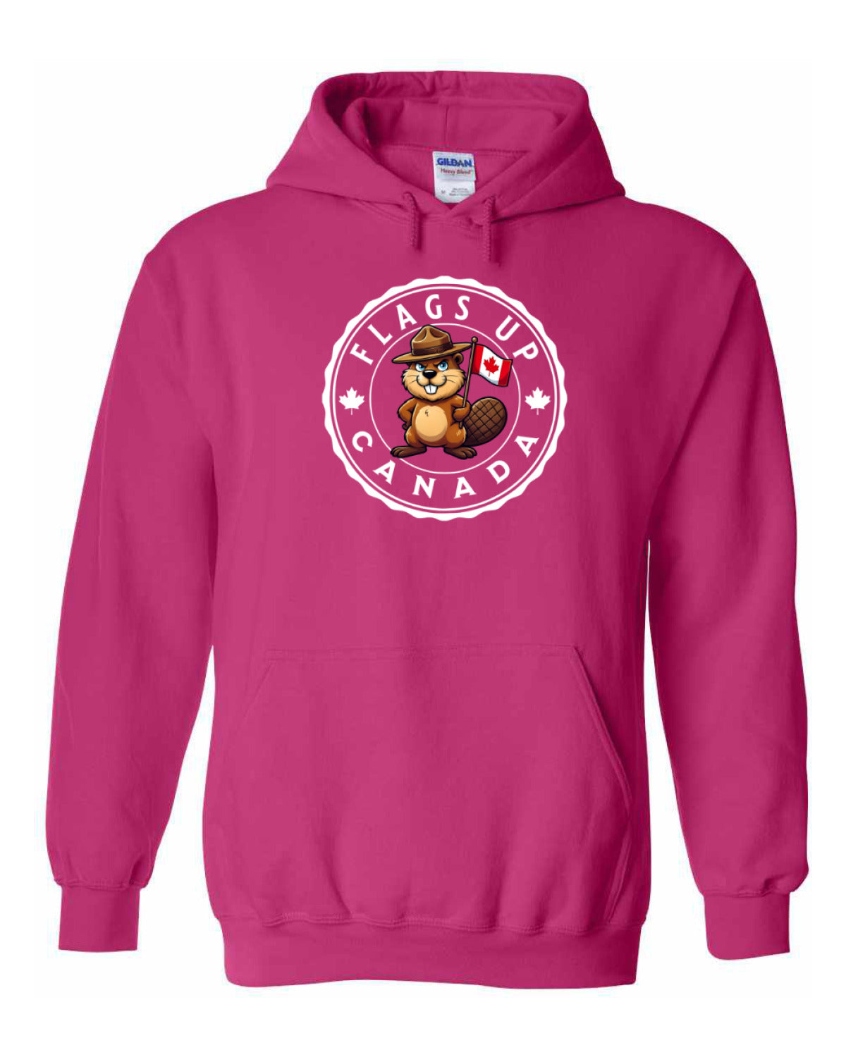 Flags Up Male Beaver   Pullover - Unisex