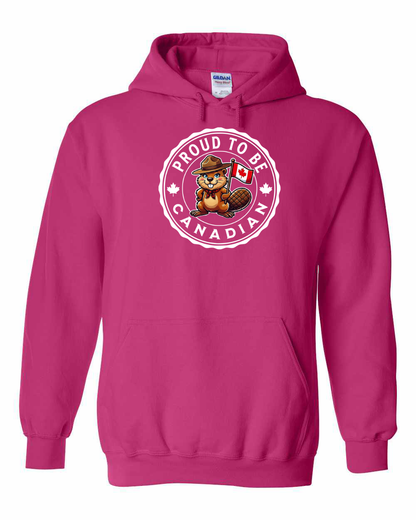 Proud To Be Canadian Female Beaver Full Pullover