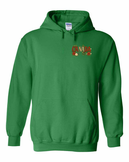 Canada Flowers Left Chest Pullover - Gildan Canada (sewn Internationally)