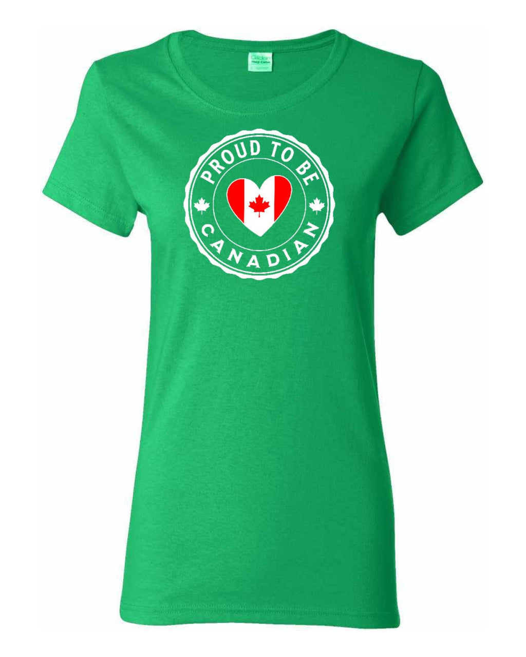 Proud to Be Canadian Heart   Women's Tee