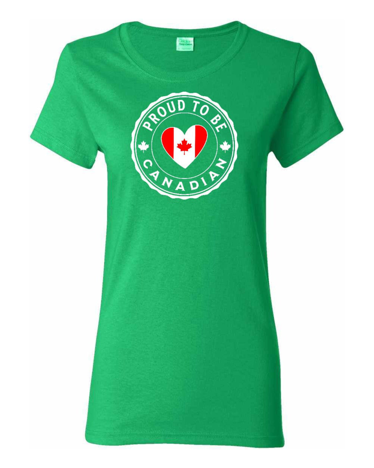 Proud to Be Canadian Heart   Women's Tee