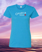 Canadian Woman Maple Leaf Women's Tee