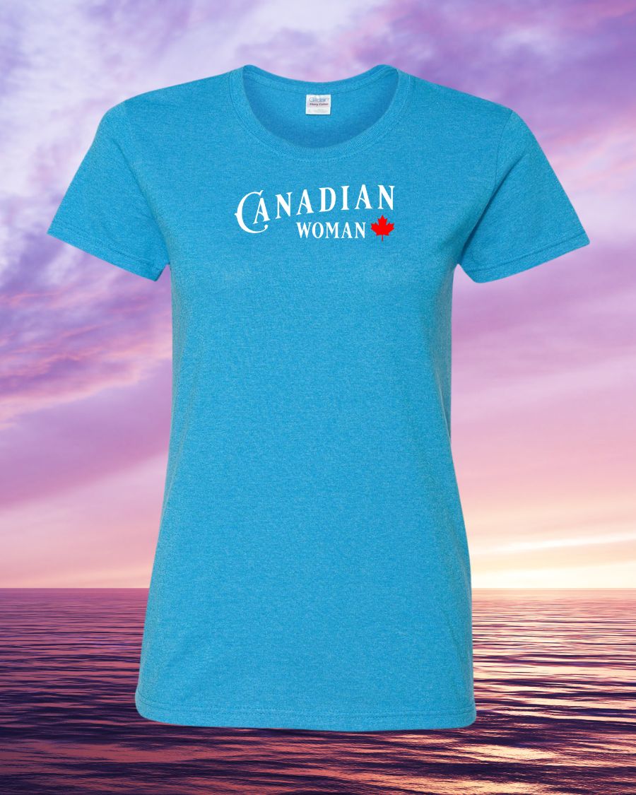 Canadian Woman Maple Leaf Women's Tee