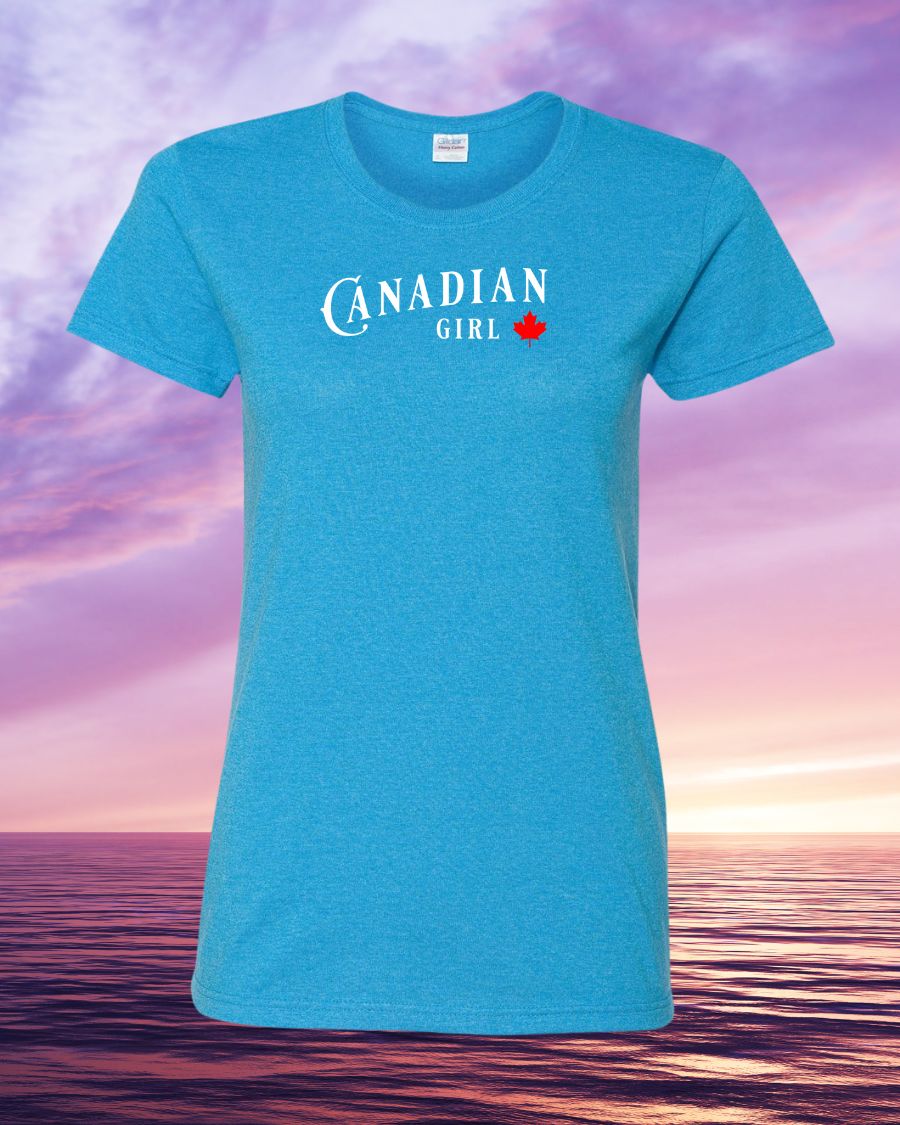 Canadian Girl Maple Leaf Women's Tee