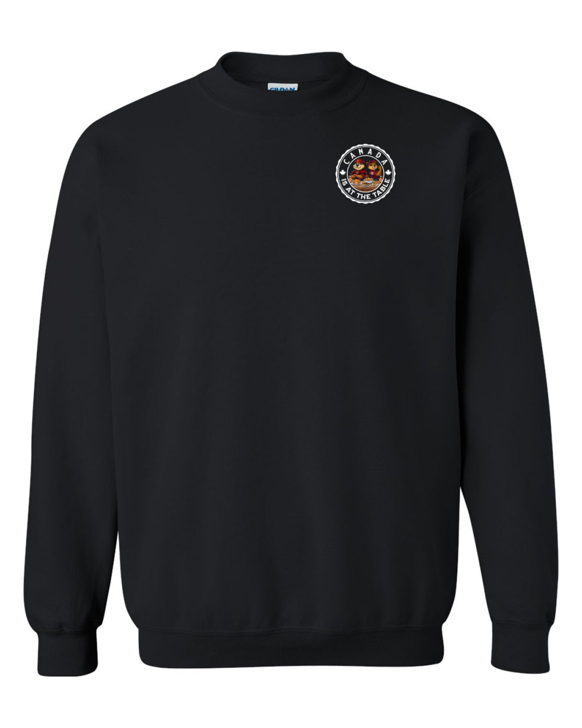 Canada At The Table Left Chest And Back  Crewneck - Unisex