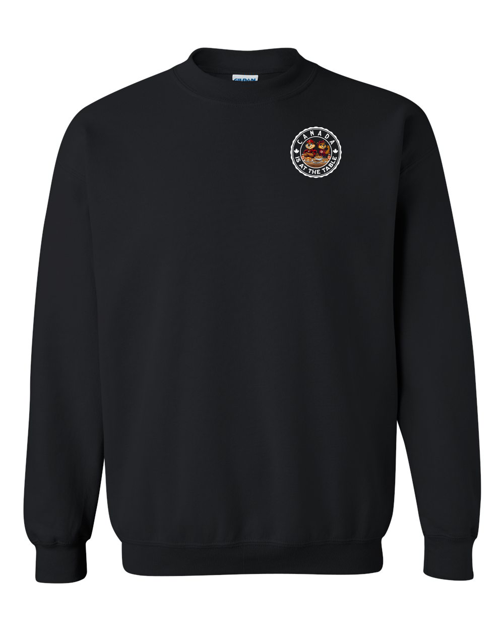 Canada At The Table Left Chest  Crewneck - Unisex