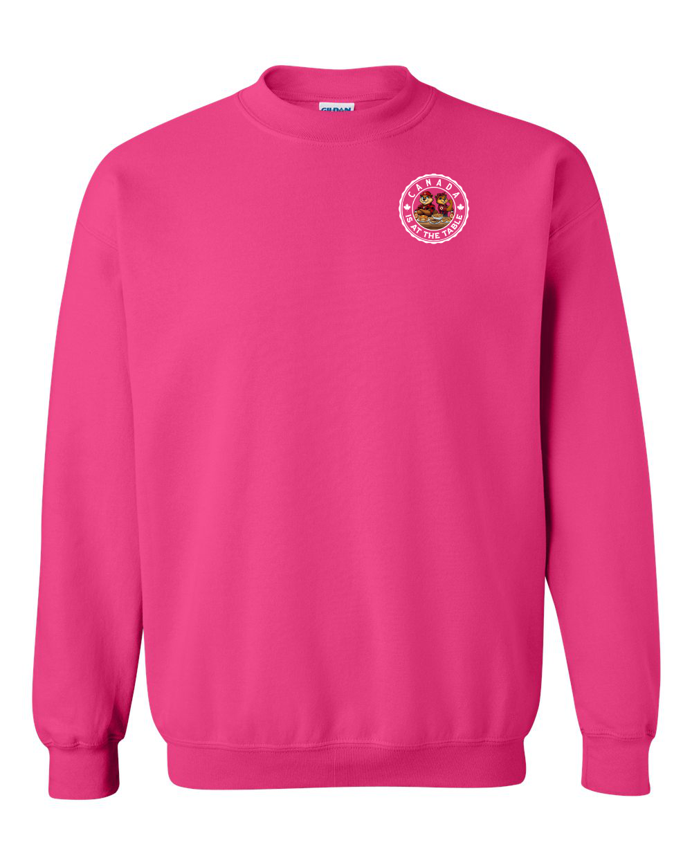Canada At The Table Left Chest  Crewneck - Unisex