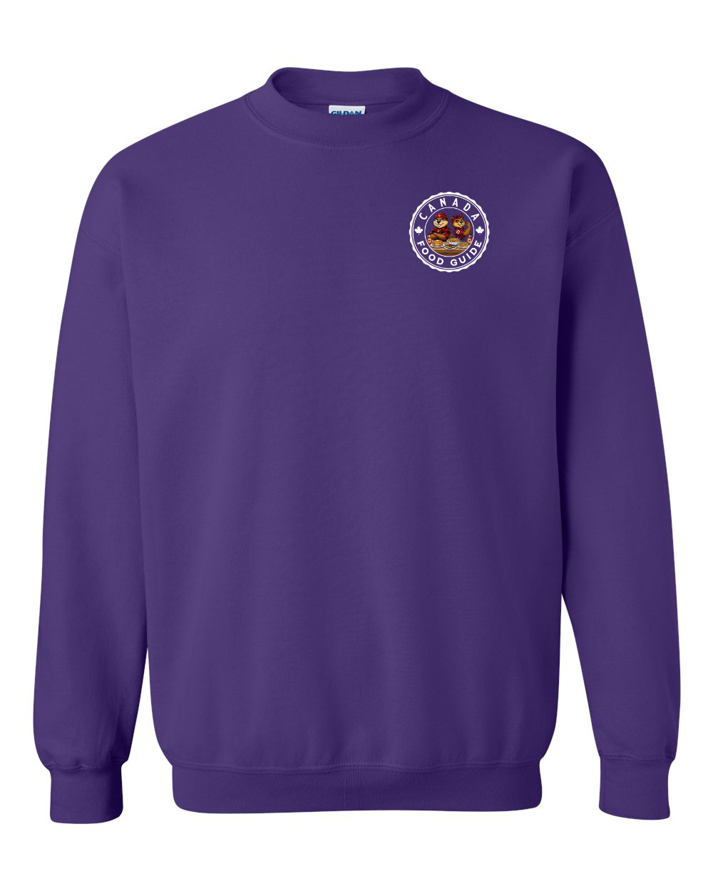 Canada Food Guide Left Chest  Crewneck - Unisex
