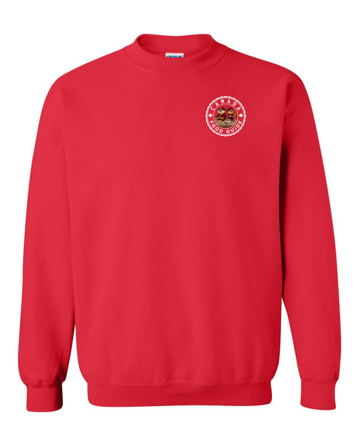 Canada Food Guide Left Chest And Back  Crewneck - Unisex