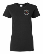 Canadiano Just Coffee eh! Rosie Sunglasses Left Chest Women's Tee