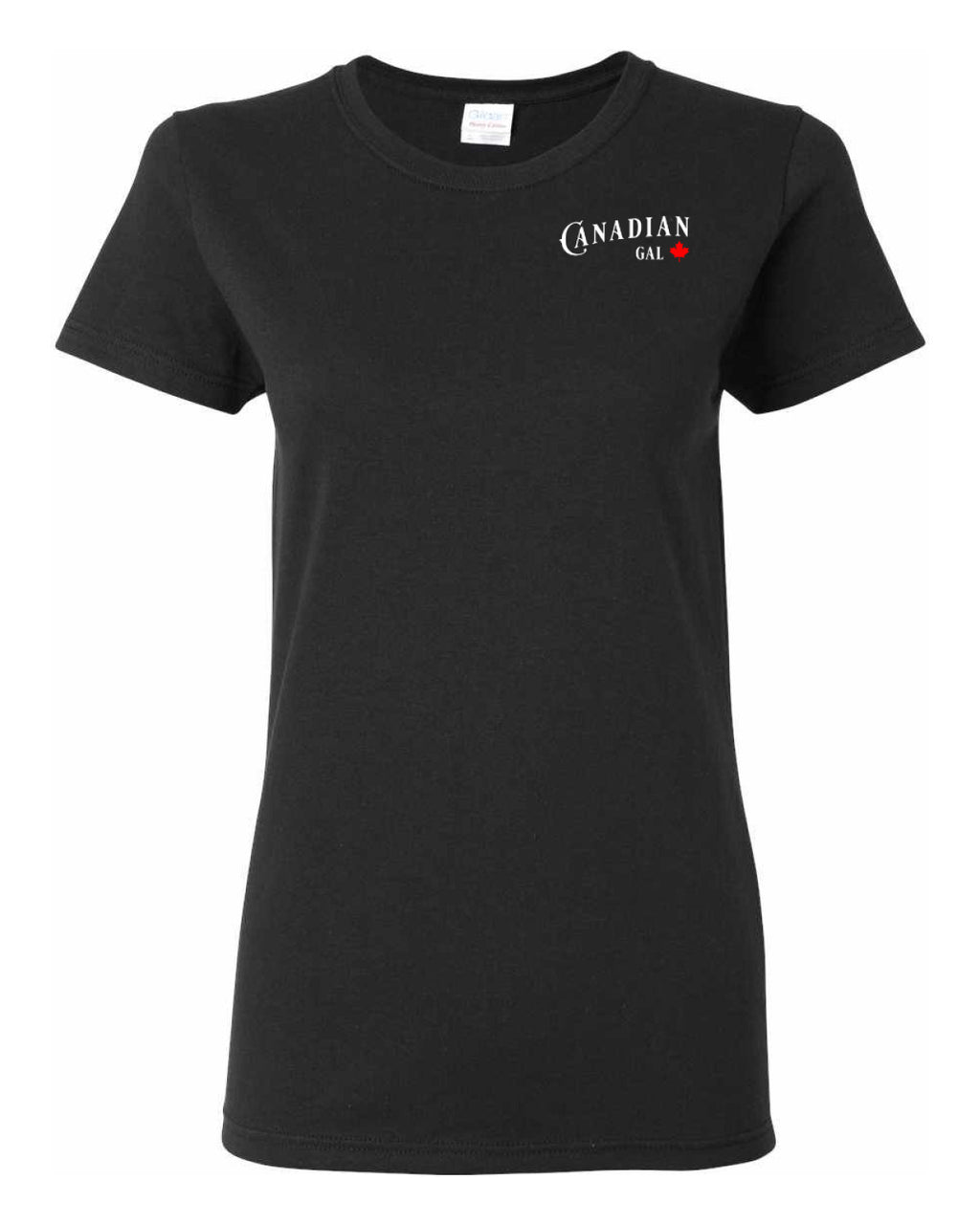 Canadian Gal Left Chest and Back Women's Tee