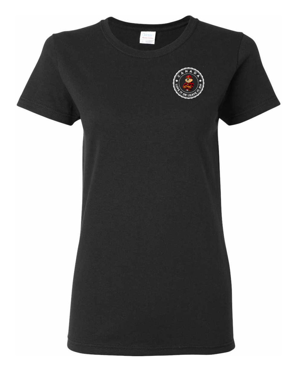 Canada Love it or Leave it Left Chest and Back Women's Tee