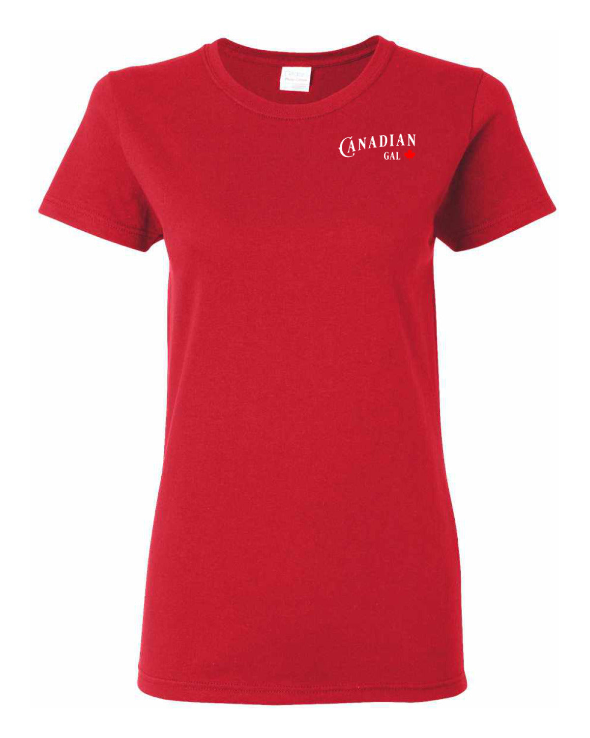 Canadian Gal Left Chest and Back Women's Tee