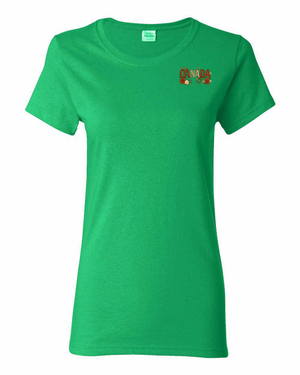 Canada Rose Design Tee Left Chest Women's Tee