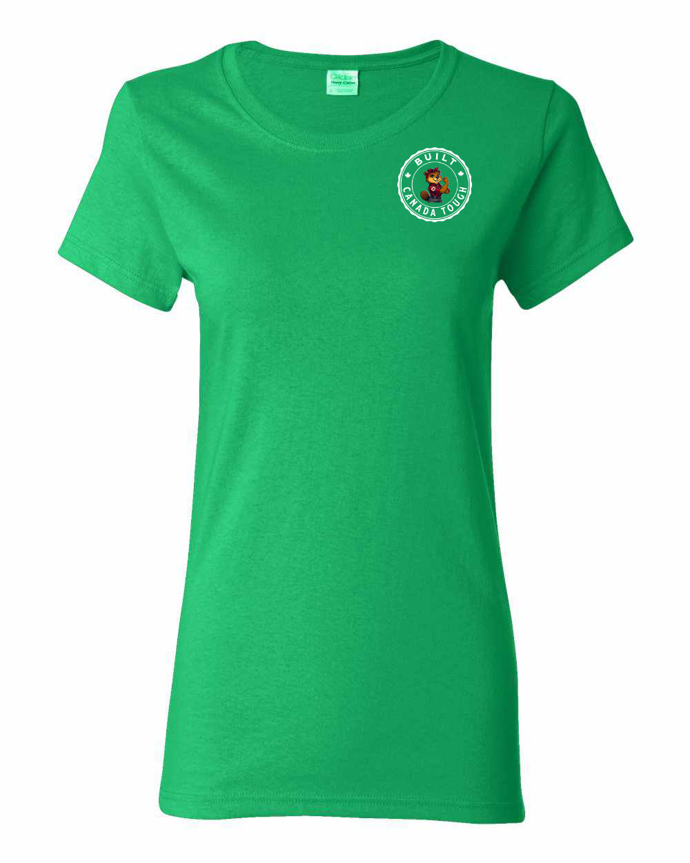 Built Canada Tough Rosie Left Chest and Back Women's Tee