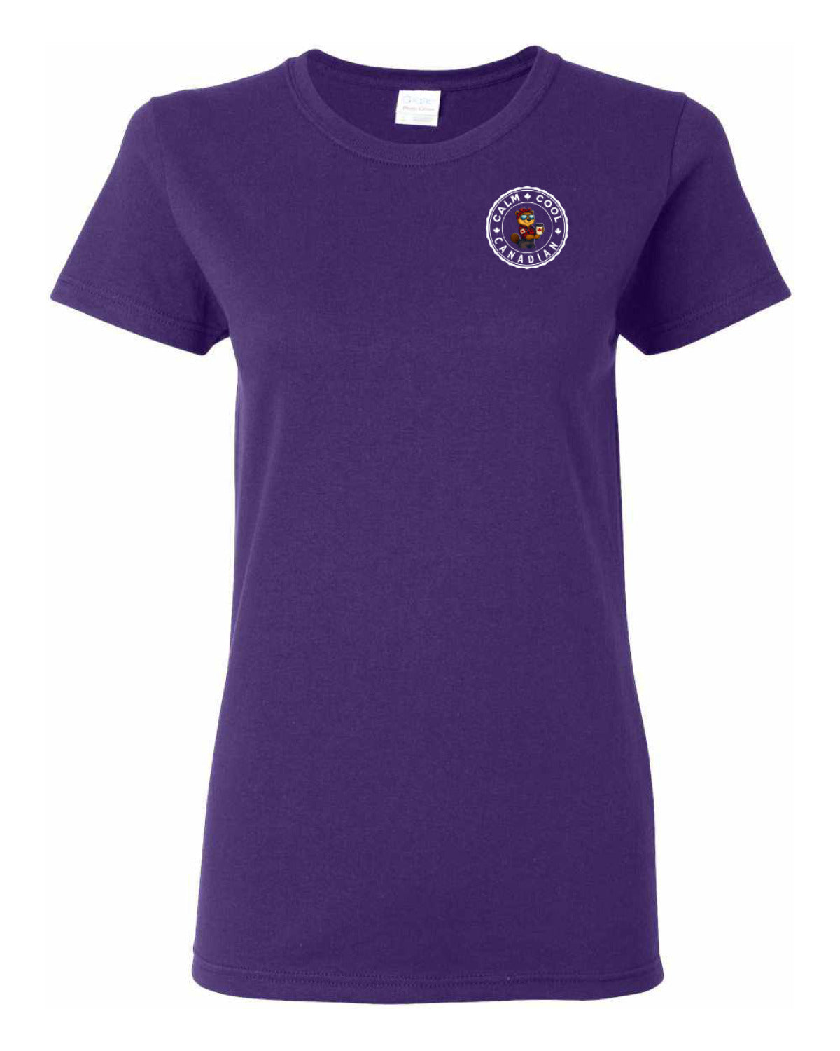 Calm Cool Canadian Rosie Sunglasses Left Chest and Back Women's Tee