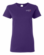 Canadian Woman Leaf Left Chest Women's Tee