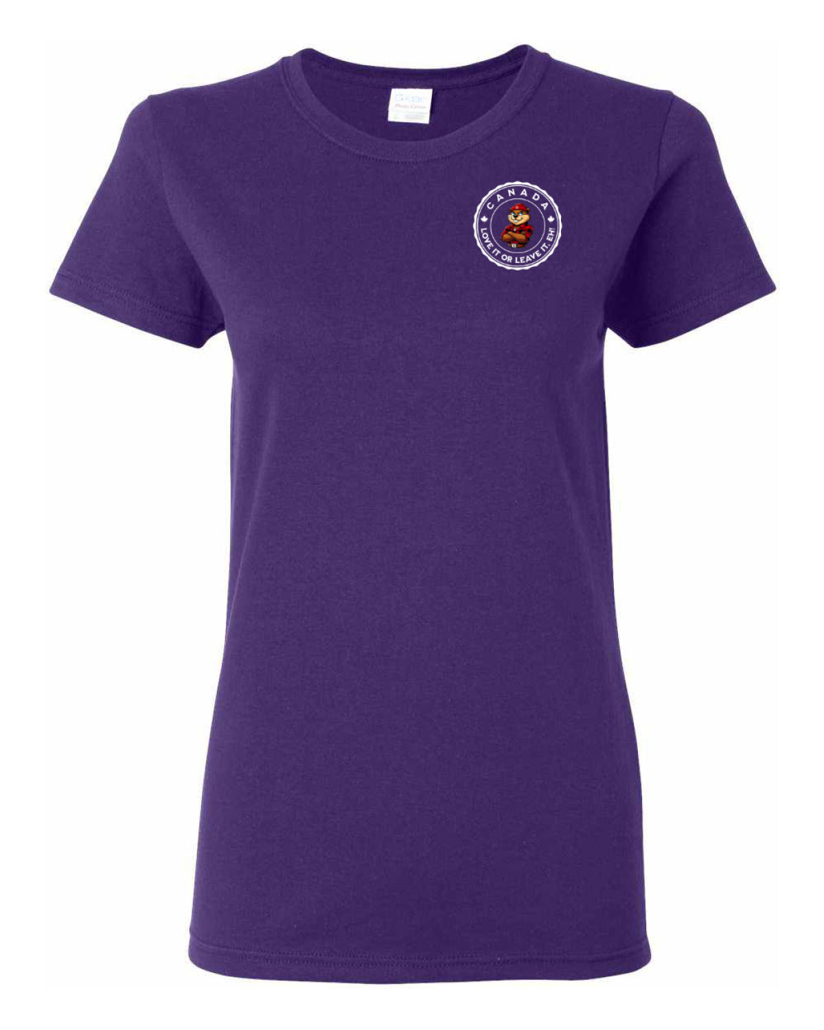 Canada Love it or Leave it Left Chest and Back Women's Tee