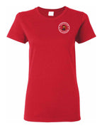 Canadian as Chuck Rosie Flex Left Chest and Back Women's Tee