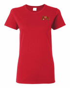 Canada Rose Design Tee Left Chest Women's Tee