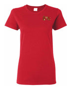 Canada Rose Design Tee Left Chest and Back Women's Tee