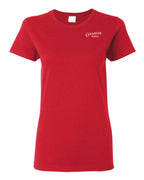 Canadian Woman Leaf Left Chest and Back Women's Tee
