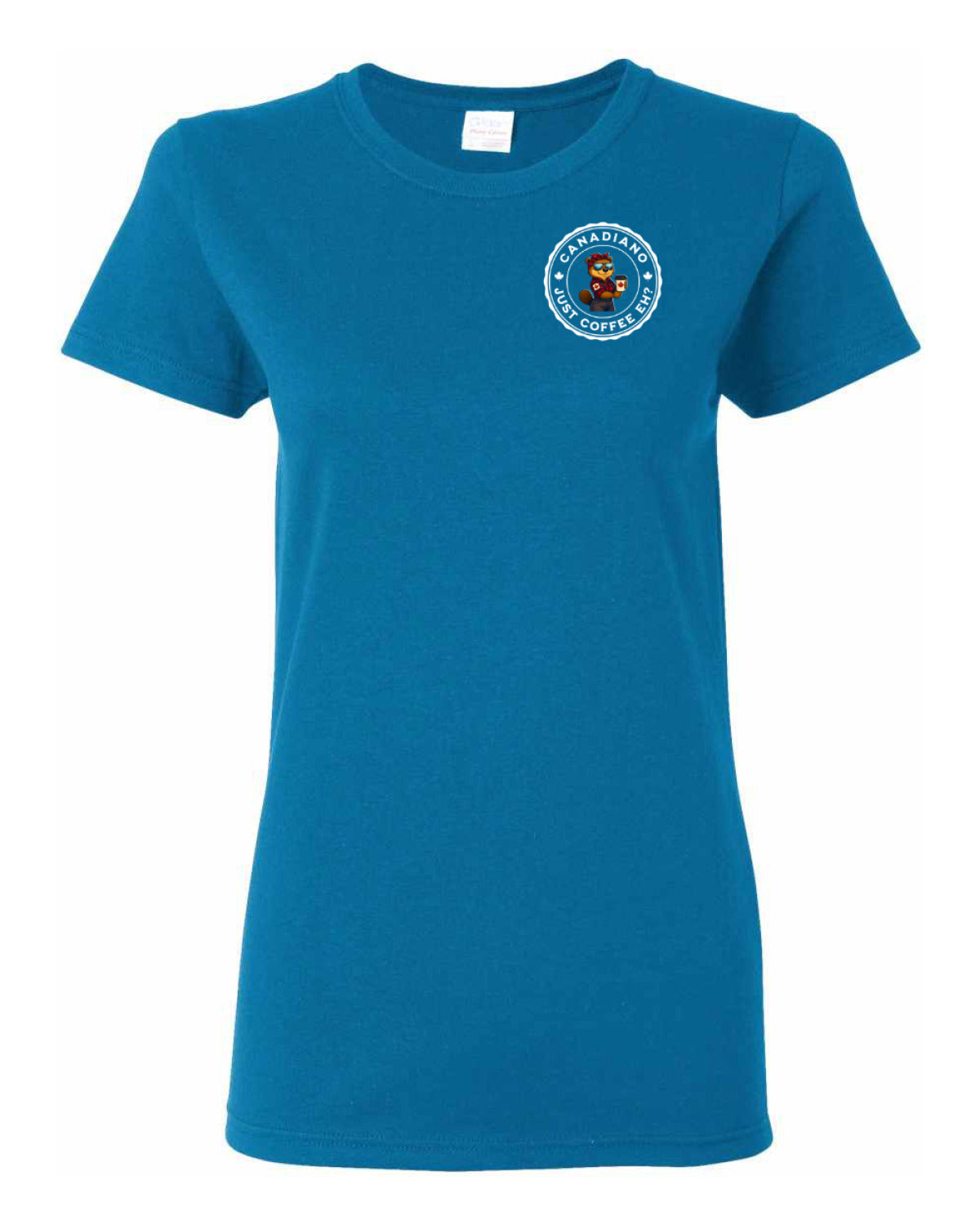 Canadiano Just Coffee eh! Rosie Sunglasses Left Chest and Back Women's Tee  (Copy)