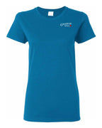 Canadian Woman Leaf Left Chest and Back Women's Tee