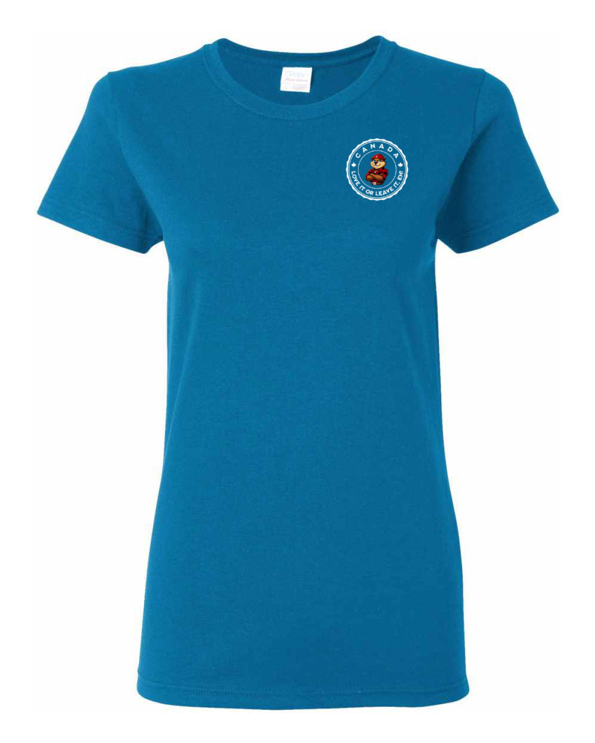 Canada Love it or Leave it Left Chest and Back Women's Tee