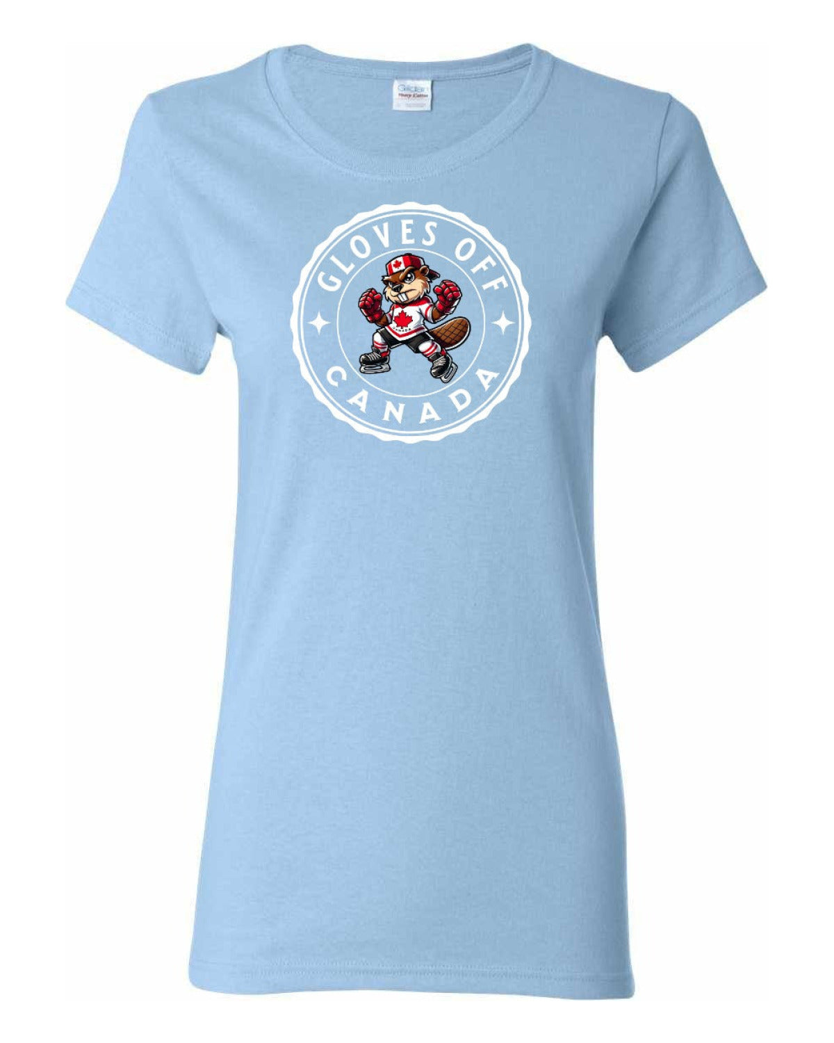 Gloves Off Beaver  Women's Tee
