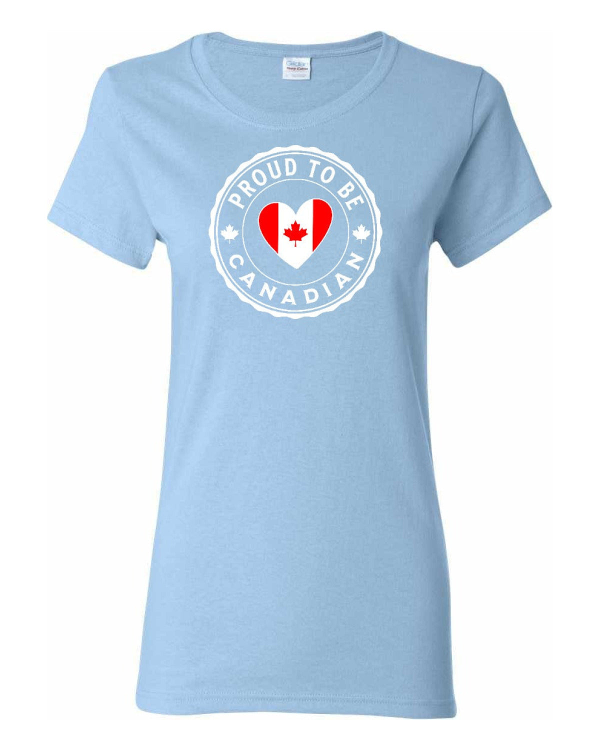 Proud to Be Canadian Heart   Women's Tee