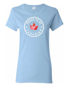 Proud to be Canadian Leaf  Women's Tee