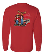 Mean and Nasty New Left Chest and Back Long Sleeve in Red - back
