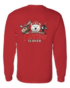We Tried Nice New Left Chest and Back Long Sleeve in Red - back