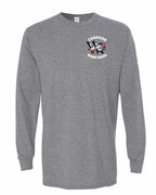 Canadian Bomb Squad Cropped Left Chest and Back Long Sleeve in Graphite Heather