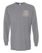 Proud To Be Canadian Folk Left Chest and Back  Long Sleeve - Unisex