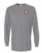 We Tried Nice New Left Chest and Back Long Sleeve in Graphite Heather