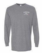 Canadian Girl Forever and Always Left Chest  Long Sleeve - Unisex