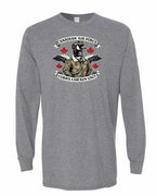 Cobra Chicken Air Force Long Sleeve in Graphite Heather