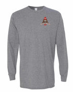 Dam Neighbours Left Chest and Back Long Sleeve in Graphite Heather