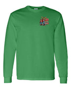 Mean and Nasty New Left Chest and Back Long Sleeve in Irish Green