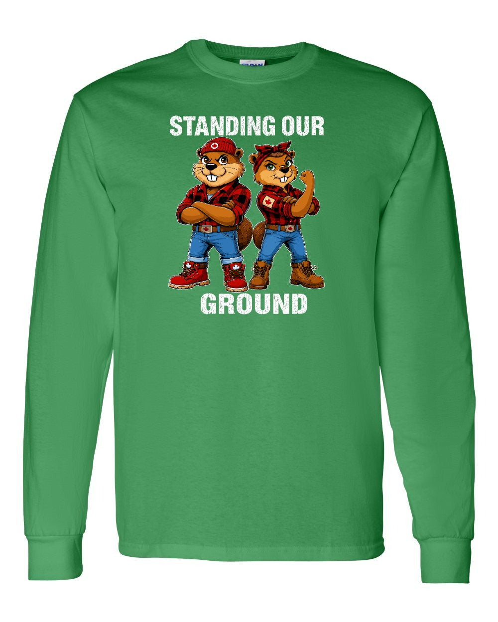 Standing Our Ground Long Sleeve in Irish Green
